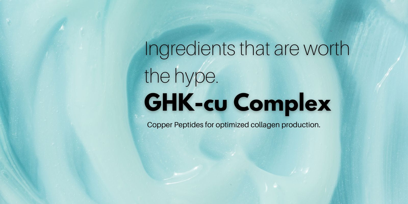 copper peptides for collagen production and antiaging