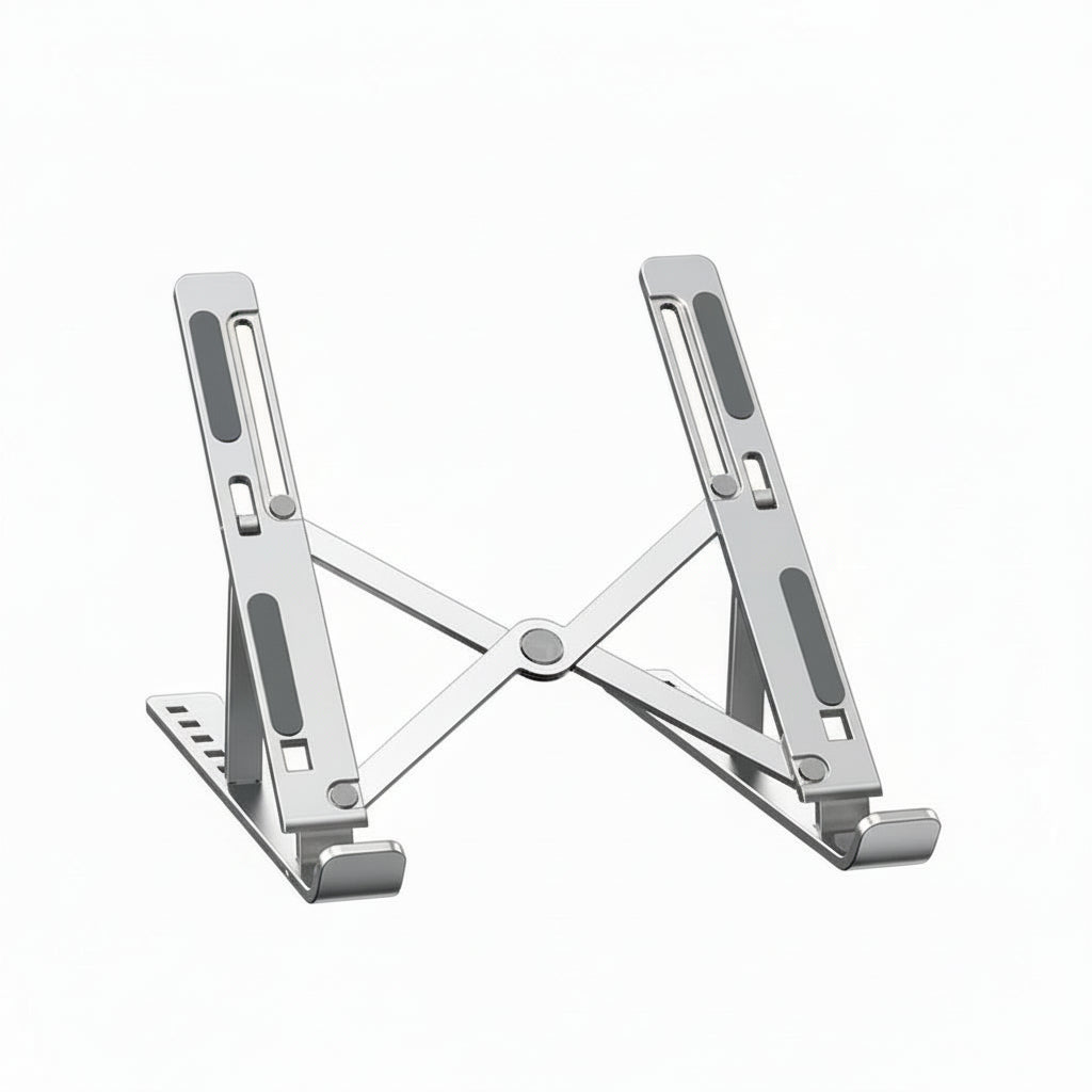 Adjustable Aluminum Laptop Stand Foldable Cooling Notebook Holder - Image 2