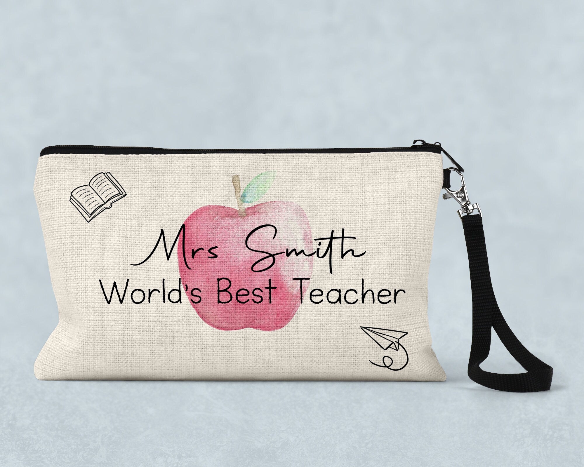 Teacher Pencil Pouch, Art Teacher Gift, Art Teacher Pencil Pouch