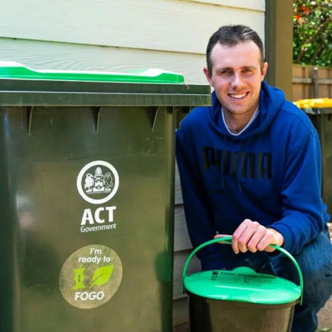 ACT Canberra Green FOGO Bin