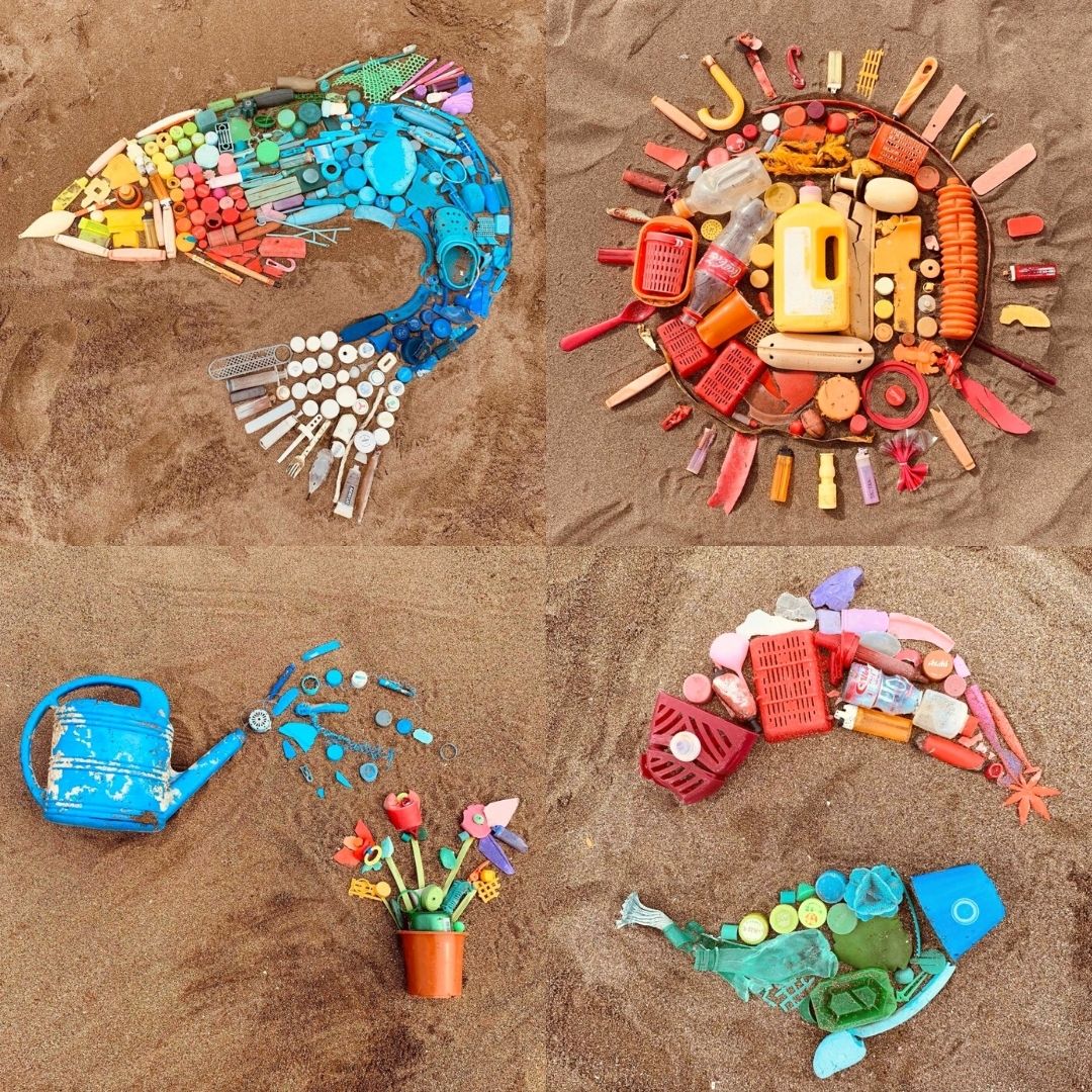 Beach Plastic Art