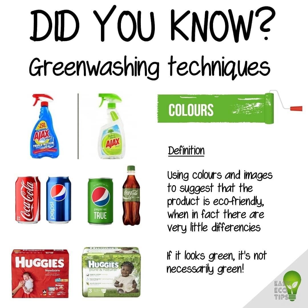 Easy Eco Tips Greenwashing Techniques