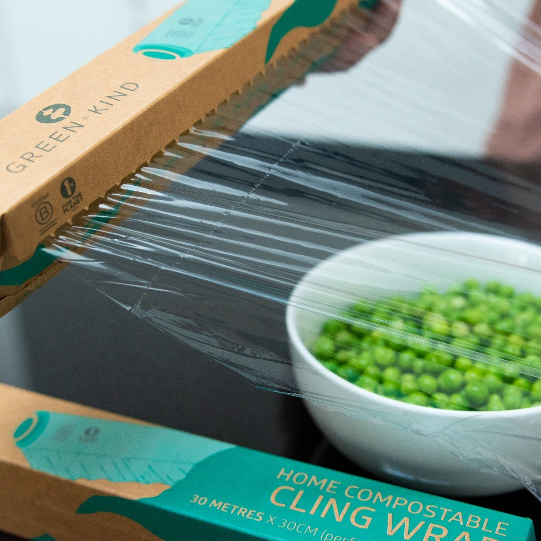 Green + Kind Home Compostable Cling Wrap 