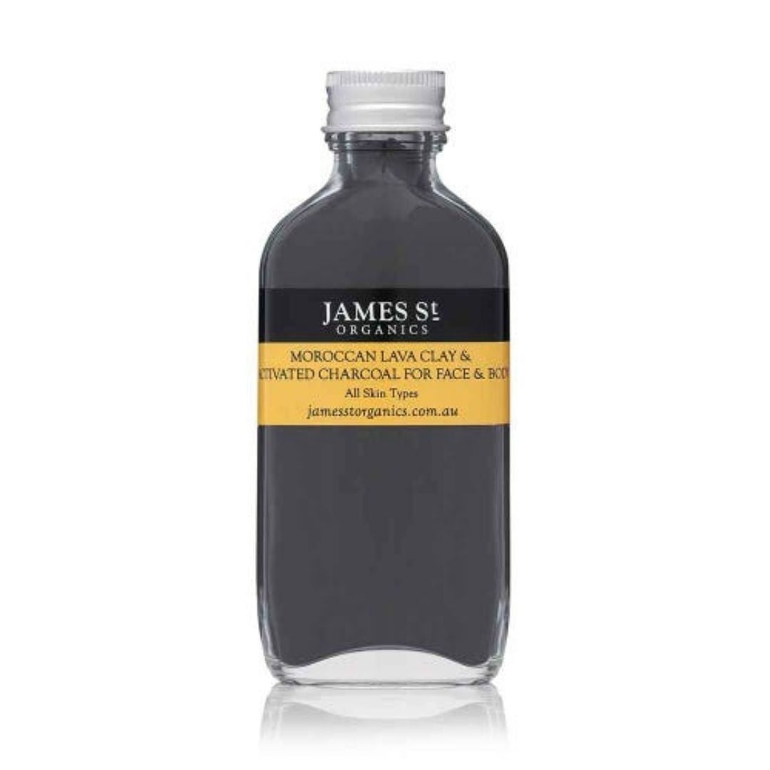 James St. Organics Lava Clay & Activated Charcoal Mask