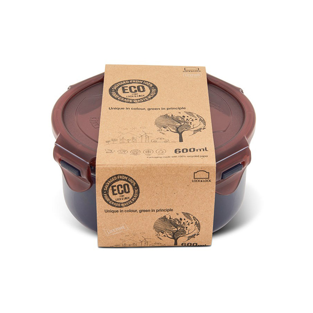 Lock & Lock Eco Storage Container - Round 600ml