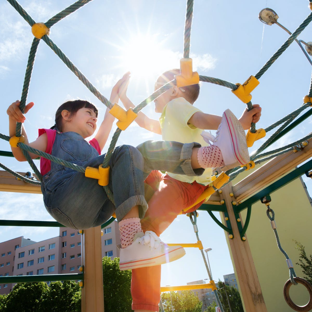 Screen Free School Holiday Activities - Head to the playground