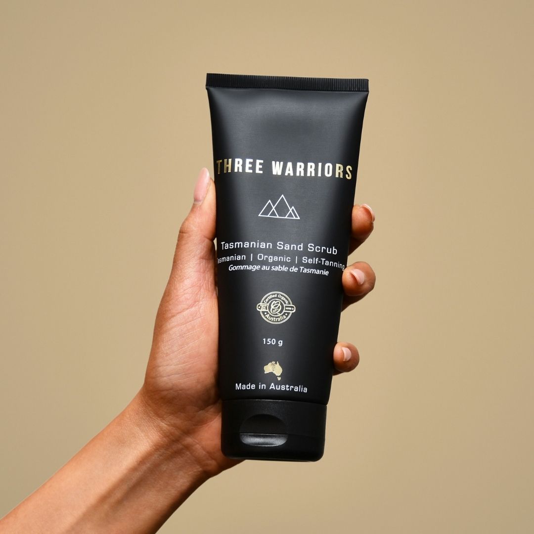 Three Warriors Tasmanian Sand Scrub For Exfoliating