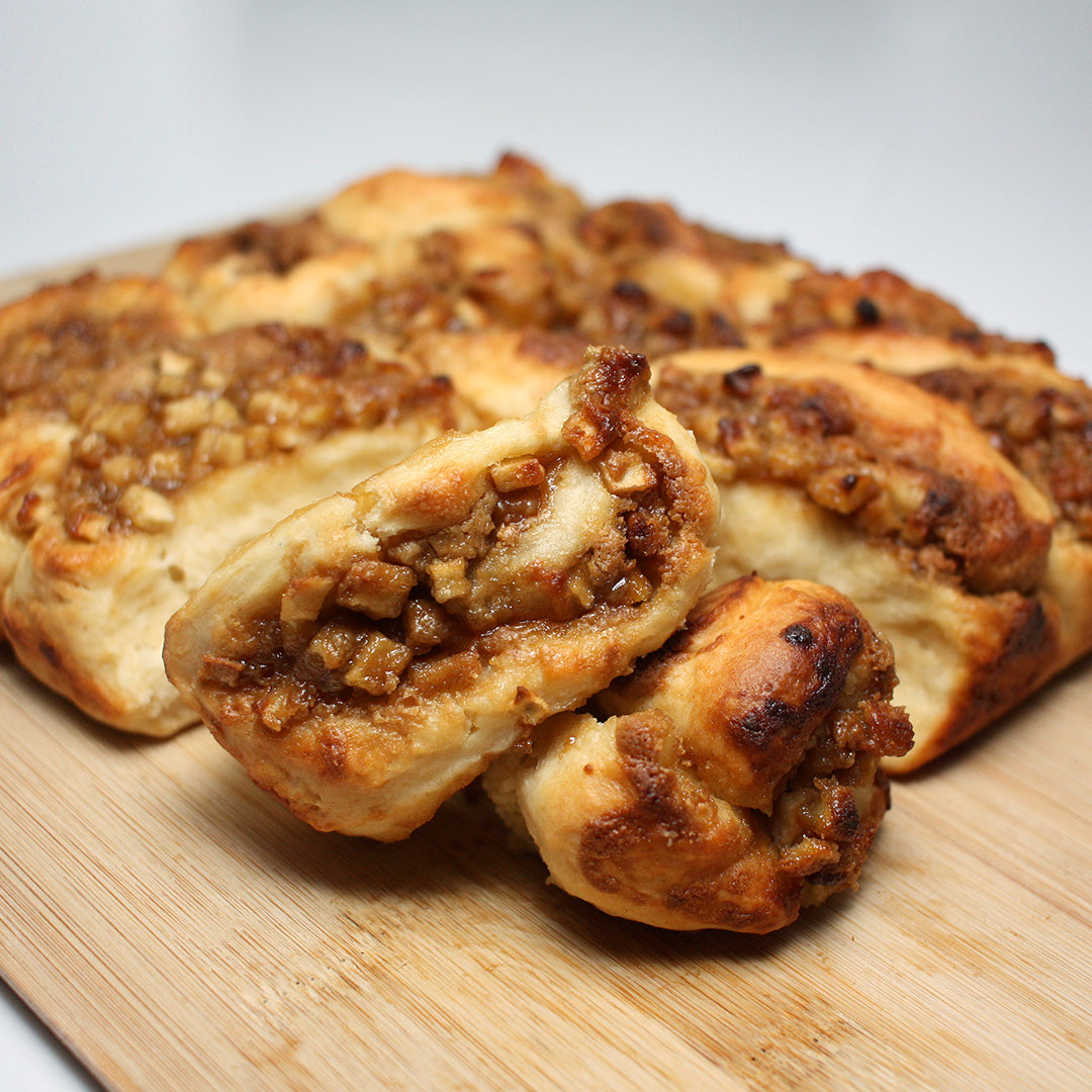 Vegan Apple Caramel Scrolls Recipe