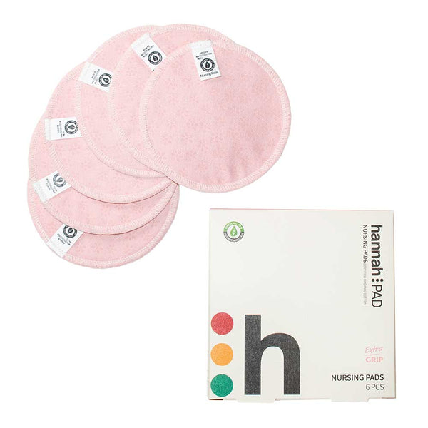 Nature's Child Organic Cotton Reusable Breast Pads Pkt 6 Regular