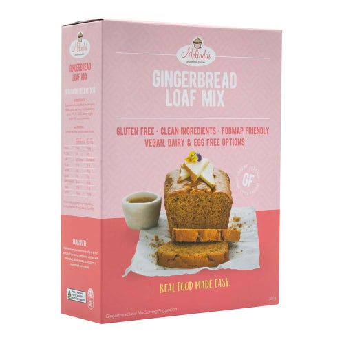 Melinda's Gluten-Free Goodies Gingerbread Loaf Mix (380g)