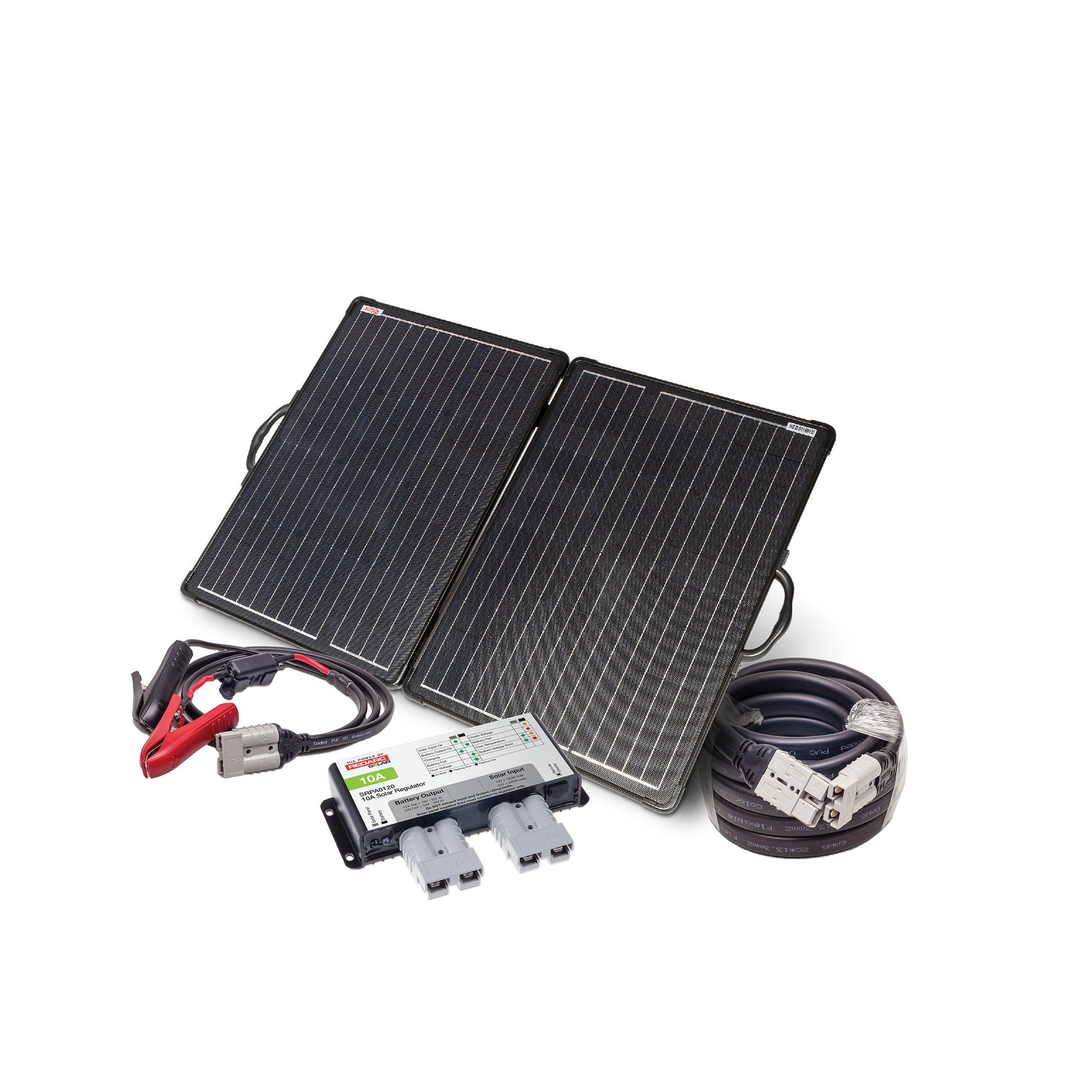 120W Folding Solar Panel Kit