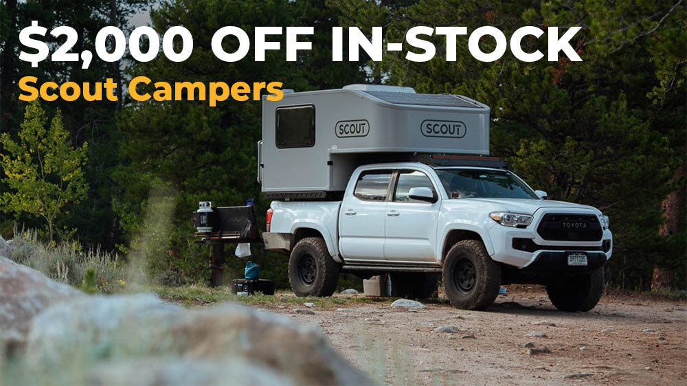 $2,000 off in-stock Scout Campers