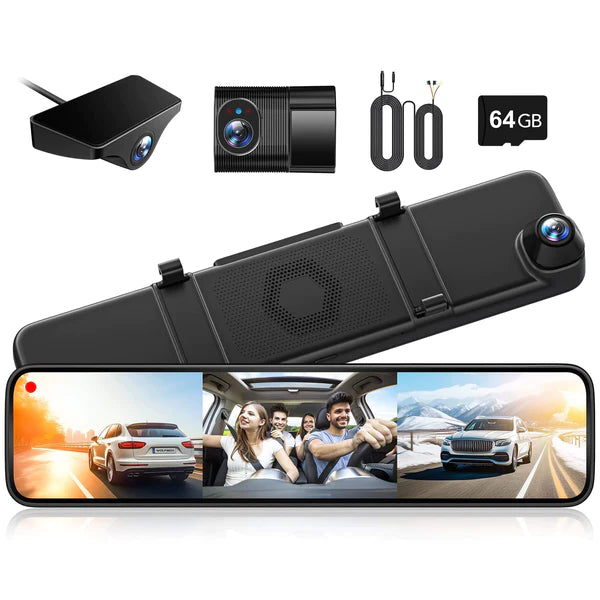 A340D 4K 2CH Front and Rear Dash Cam WiFi GPS