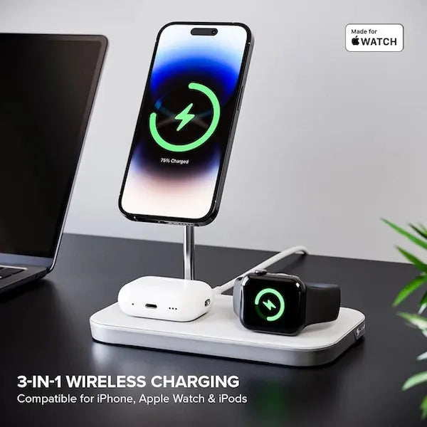 3-in-1 Wireless Charging Station - Apple Certified