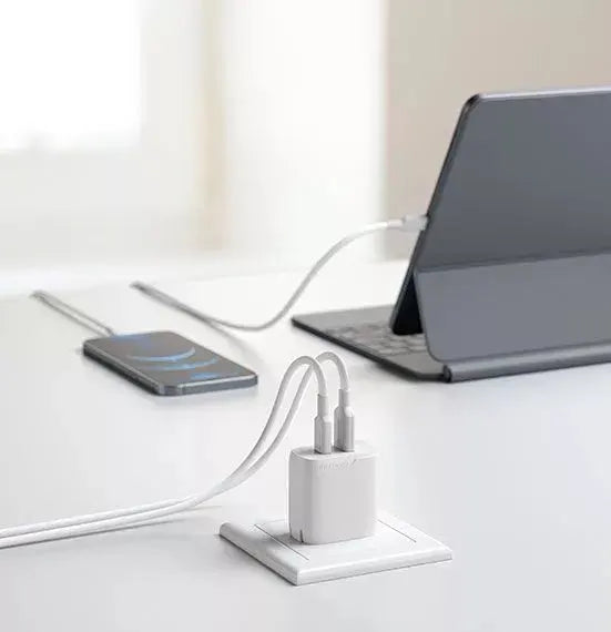 2 Port 32W Rapid Power USB-C GaN Wall Charger