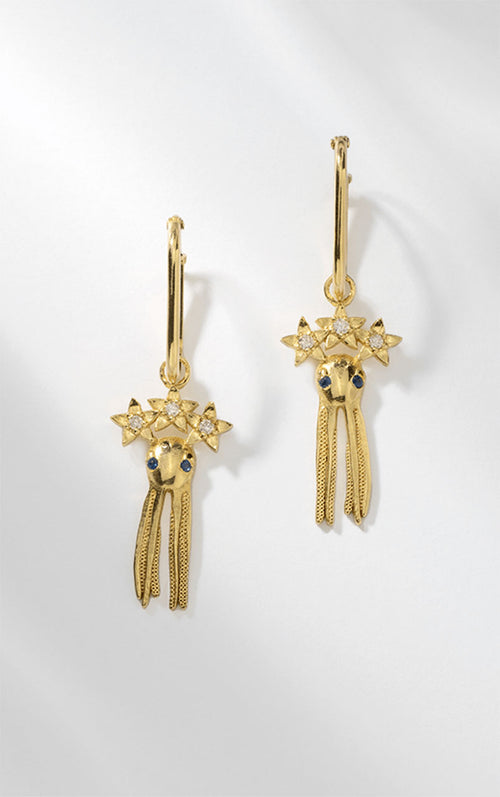 PE4 Pulpo Iru Anai Earrings