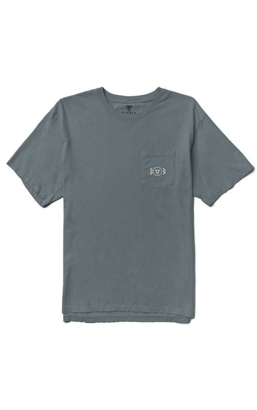 Vissla Lounge Premium PKT Tee-GRA