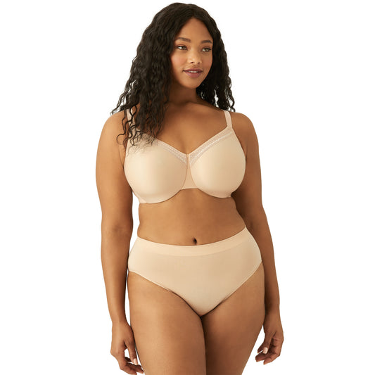 Wacoal Women's Plus-Size Visual Effects Wire Free Minimizer Bra, Sand, 34C  at  Women's Clothing store