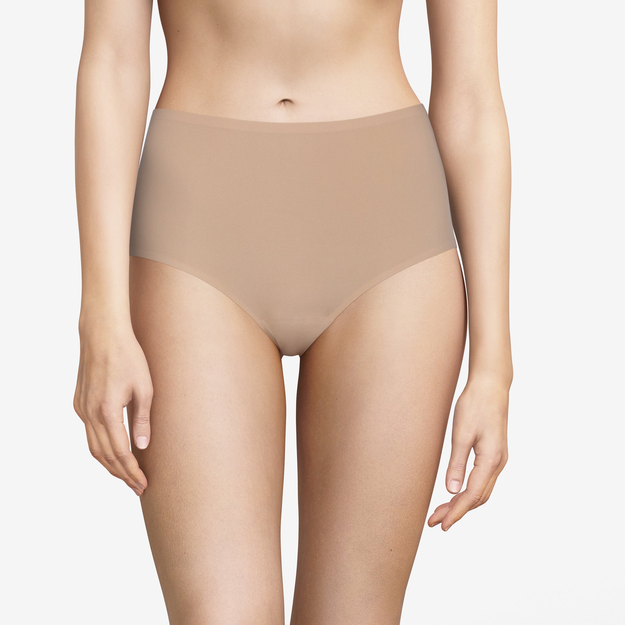Chantelle Seamless Soft Stretch High Waist Brief Nude