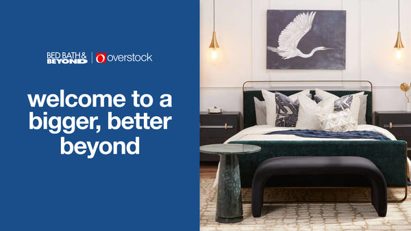 Overstock emergence with bed bath & beyond