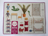 Retrouvez toutes les pièces détachées de votre set Playmobil numéro 5312 intitulé Chambre d'enfants maison 1900