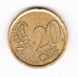 Retrouvez toutes nos pièces de 20 centimes d'euro