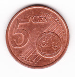 Retrouvez toutes nos pièces de monnaie de 5 centimes d'euros