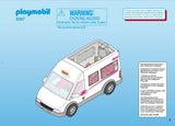 Retrouvez toutes les pièces détachées de votre set Playmobil numéro 5267 intitulé Mini-bus de l'hôtel