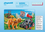 Retrouvez toutes les pièces détachées du set Playmobil numéro 9434 intitulé Bandit avec tricératops