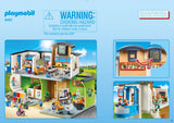 Retrouvez toutes les pièces détachées de votre set Playmobil numéro 9453 intitulé Ecole aménagée