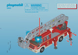 Set Playmobil 9463 Camion de pompiers ave échelle