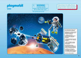 Retrouvez toutes les pièces détachées de votre set Playmobil numéro 9490 intitulé Spationaute avec satellite et météorite