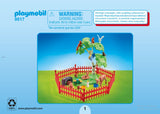 Retrouvez toutes les pièces détachées du set de marque Playmobil numéro 9817 intitulé : Animaux avec enclos