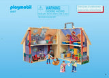 Toutes les pièces détachées du set de marque Playmobil numéro 5167 intitulé la maison transportable