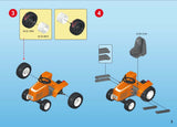 Retrouvez toutes les pièces détachées du set Playmobil numéro 6537 intitulé : Tracteur avec remorque