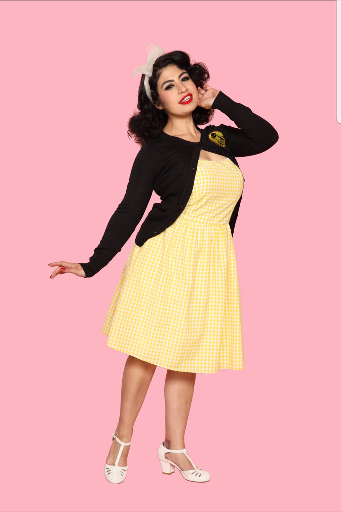 Yellow Gingham Summer Dress – Ruby Dooby Clothing