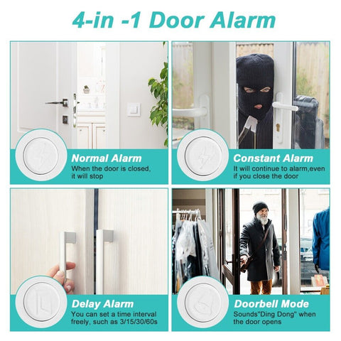 Fivfivgo™ Drahtloser Fensteralarm Tür kwụsịrị