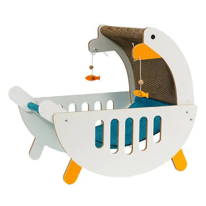 Cat Hammock Bed 3 In 1 Scratcher Pad Hammock With Sisal Scratcher And Dangle Toy Cardboard Scratcher Cat Furniture For Indoor - shopsmalltotallanimalsupply - Cat Hammock Scratcher