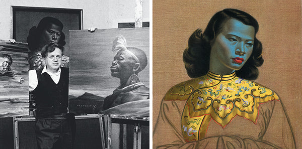 Tretchikoff paints Chinese Girl in 1950 - his most famous work
