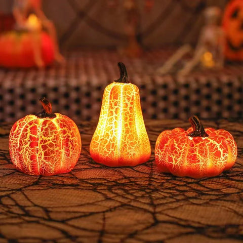 Pumpkin LED Candle Lamp