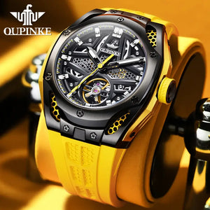 Top Luxury Men's Watches Personalized Fashion Hollow Out Fully Automatic Mechanical Watch Waterproof Luminous Wristwatch - Lush Homing