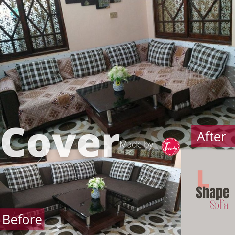 L Shape Sofa Cover