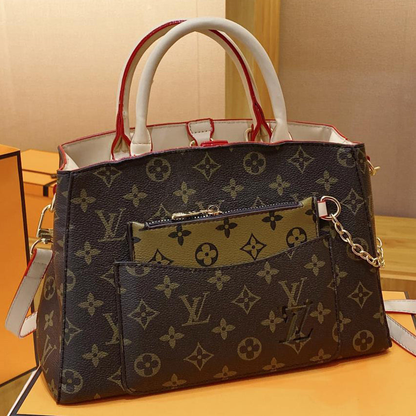 LV New Popular Women's Leather Handbag Tote Bag Shoulder Bag
