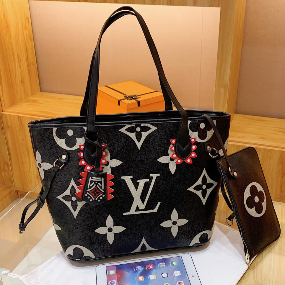 LV New Popular Women's Leather Handbag Tote Bag Shoulder Bag