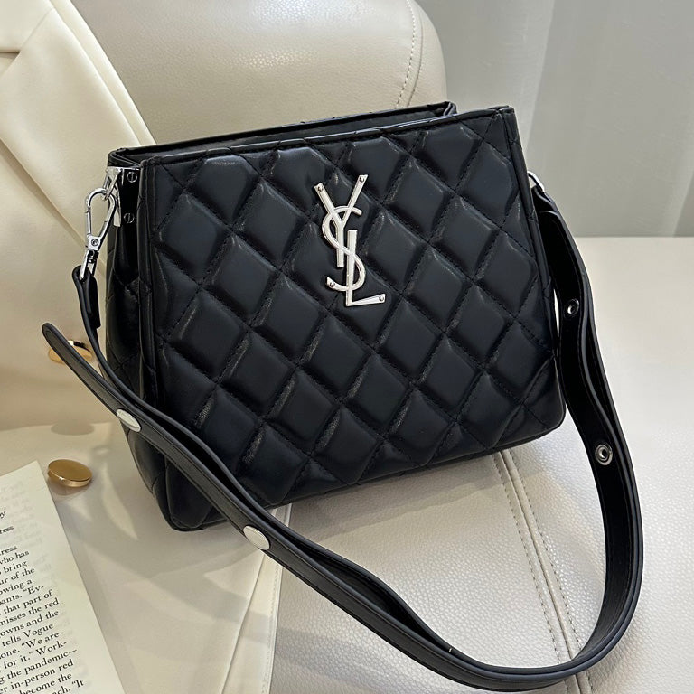 YSL 2023 New Woman Leather Handbag Shoulder Bag Shopping Bag