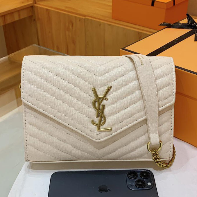 YSL New Women's Fashion Messenger Bag Shoulder Bag Shopping 