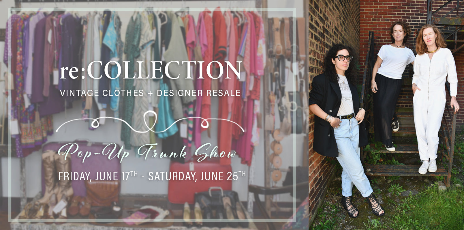 re:COLLECTION pop-up event header image
