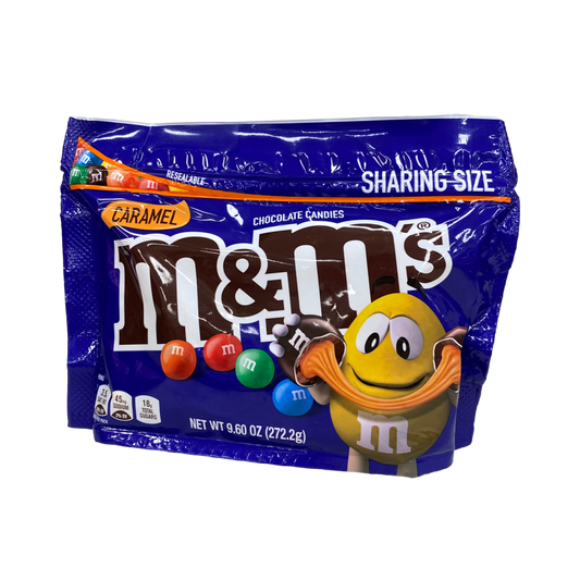 M&M's Chocolate Candies, Caramel - 9.6 oz bag