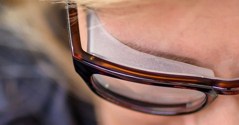 Ziena glasses with its silicone shield that keeps out the wind