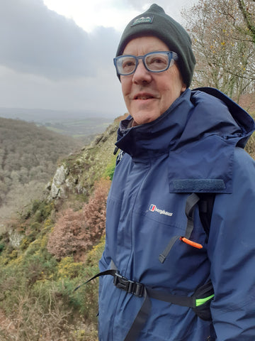 Wearing Ziena Kai protective glasses on Dartmoor kept my eyes insulated from the wind